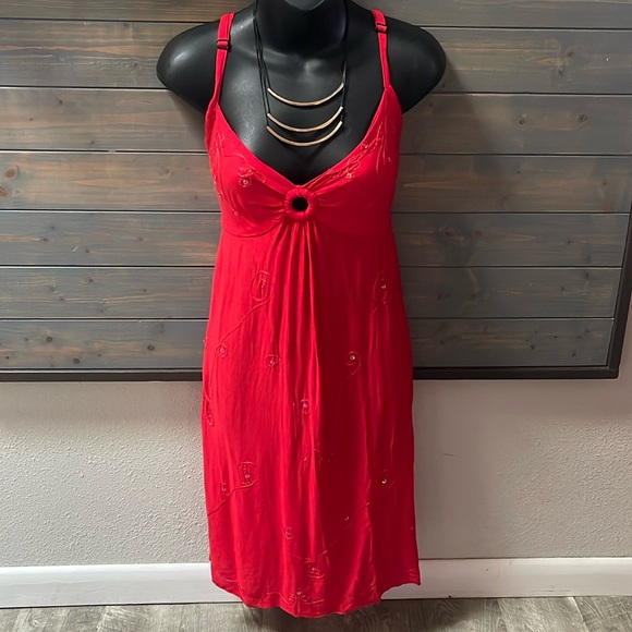 Island Planet Red Beach Coverup - Picture 2 of 11